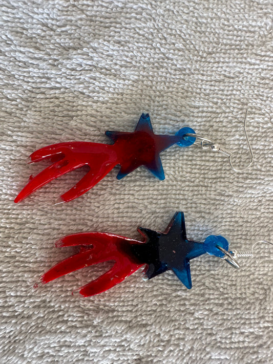 shooting Star fun earrings