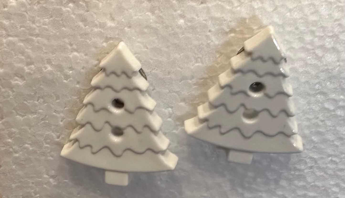 Christmas studs Earrings trees