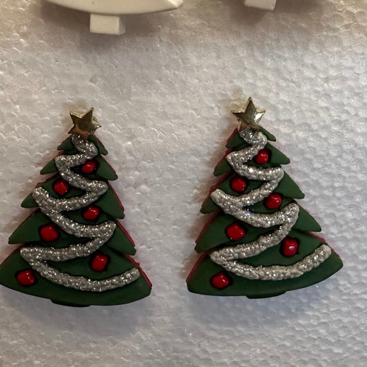 Christmas studs Earrings trees