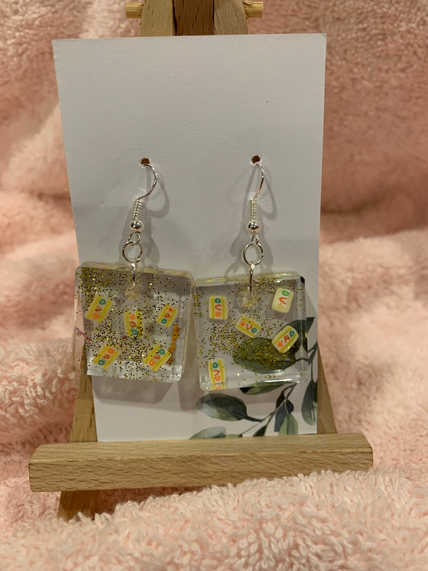 Just for the little ones earrings "Cubes of Love"