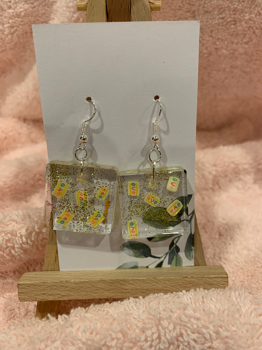 Just for the little ones earrings "Cubes of Love"