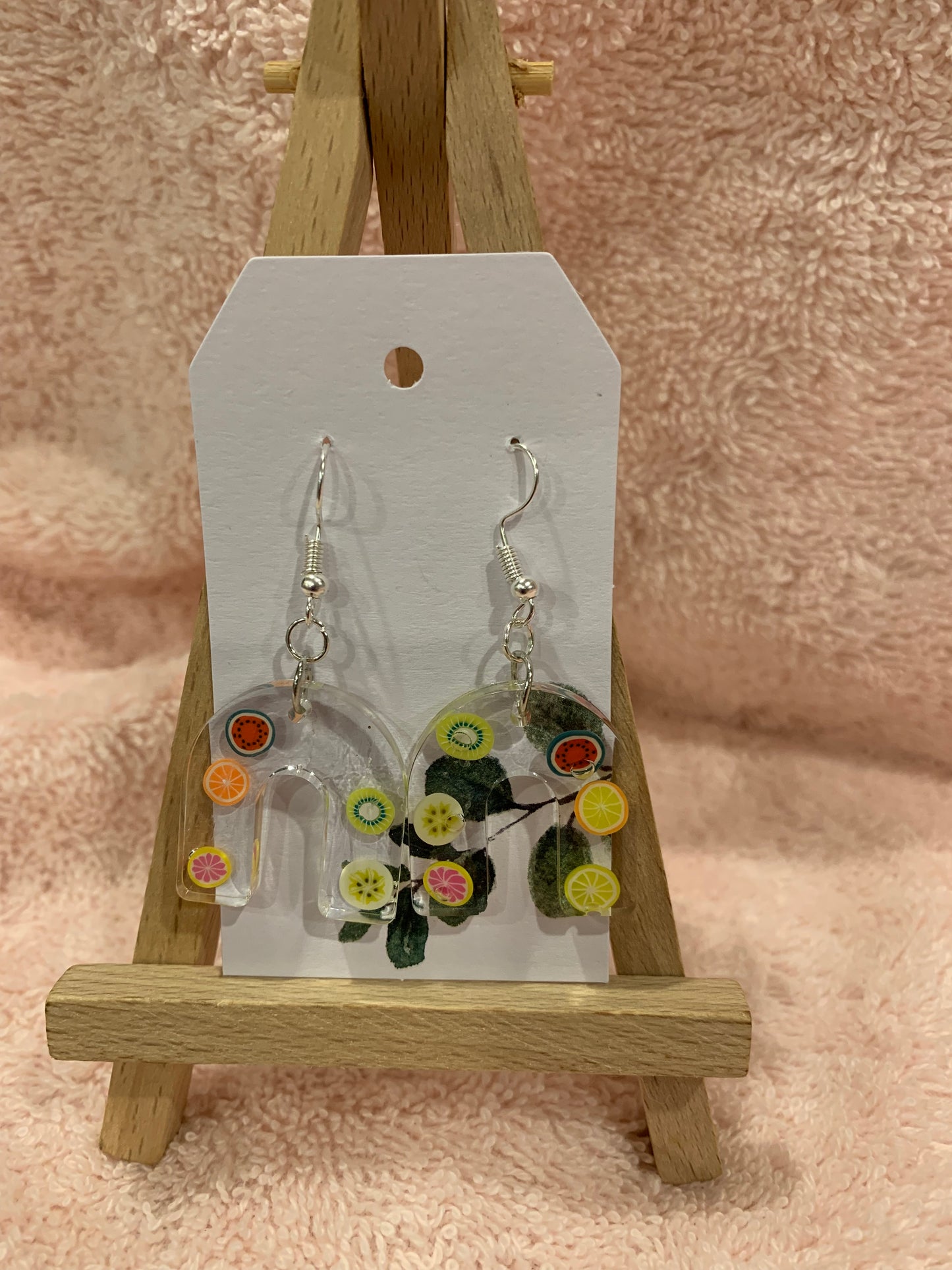 Just for the little ones earrings "Rainbow of fruit"