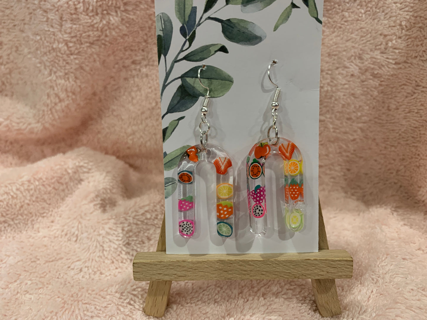 Just for the little ones earrings "fruits of rainbows"