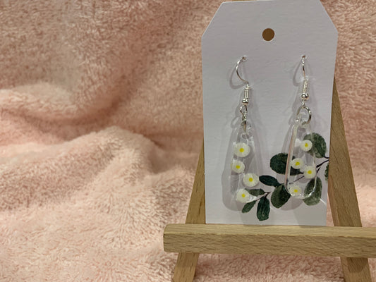 Just for the little ones earrings "Drops of Daises"