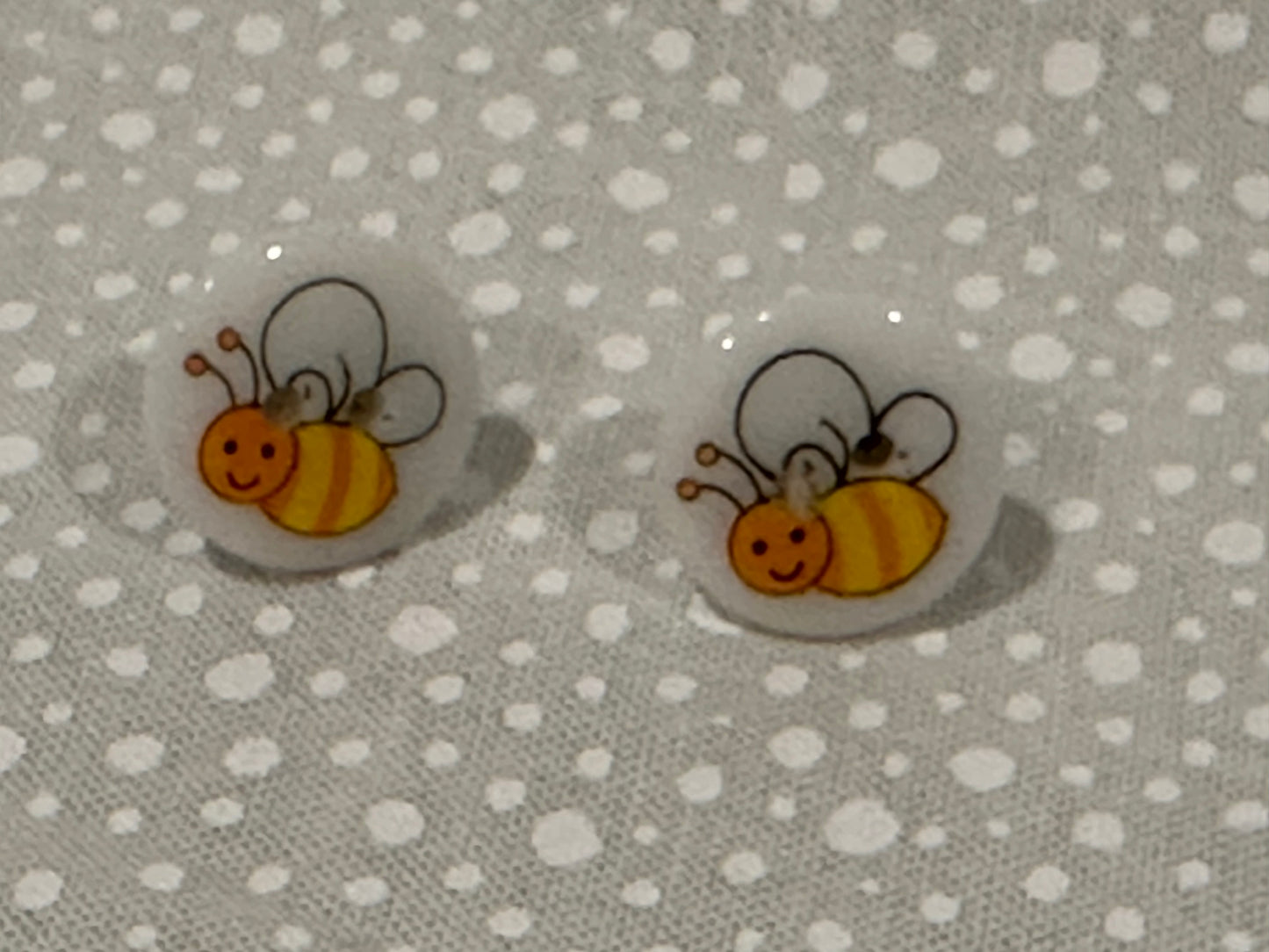 Just for the little ones earrings "Buzzing Bees"