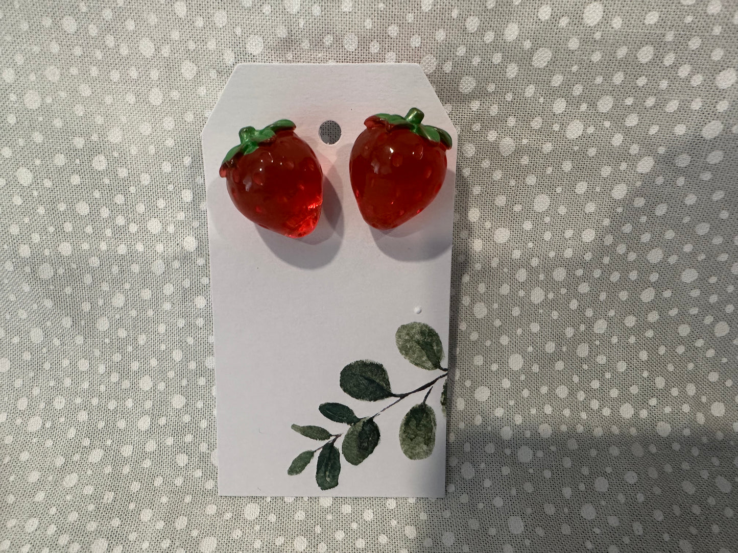 Fruity tutti earrings “Strawberries”