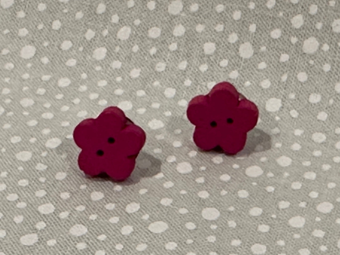 Just to cute earrings "Flowes” set of 3